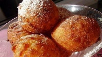 Пышные cырные пончики