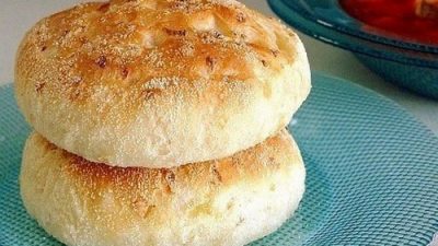 Пышные капустные булочки