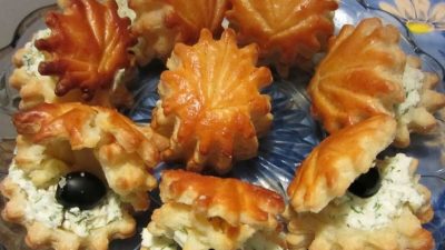 Ракушки из слоеного теста