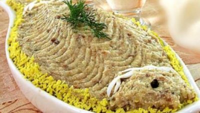 Рубленая сельдь по-татарски