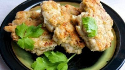 Рубленый шницель из куриной грудки