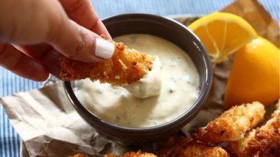 Рыбные палочки в панировке с сыром 