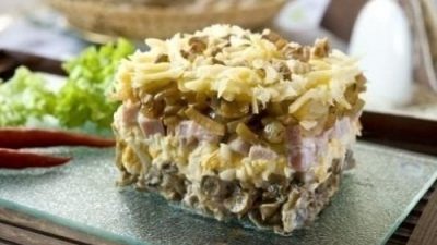 Салат «Боярский» без майонеза
