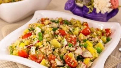Салат «Дачный» с крабовыми палочками