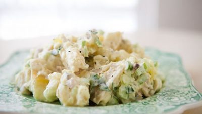 Салат картофельный под соусом по-татарски