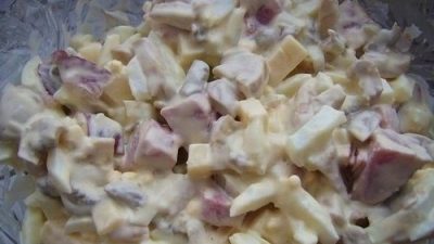 Салат «Купеческий» с говядиной и грибами