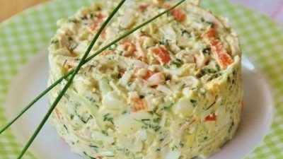 Салат «Море волнуется раз» с крабовыми палочками