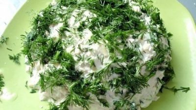 Салат «Облако» с куриным филе