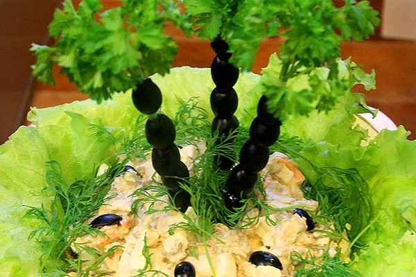 Салат из пальмовых сердцевин с лимоном - рецепт от Гранд кулинара
