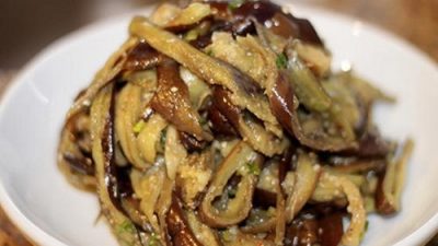 Салат по-корейски из баклажанов с кунжутом