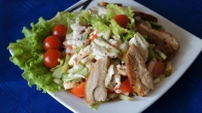Салат «Пригажуня» с куриным филе