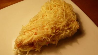 Салат «Рождество» с копченой курицей
