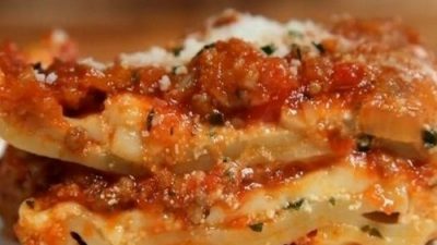 Самая вкусная домашняя лазанья с мясным фаршем