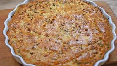 Самый простой заливной пирог на сметане