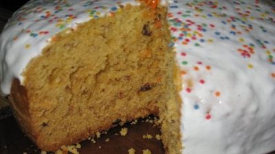 Сдобный кулич в мультиварке