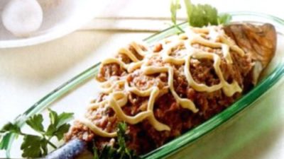 Сельдь с хлебом и сыром по-киевски