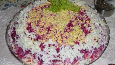 Селедка под шубой классическая