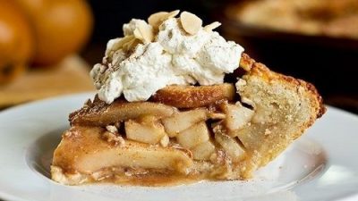 Сельский пирог с грушами