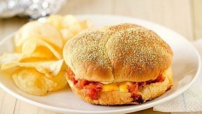 Сэндвичи с ветчинной стружкой