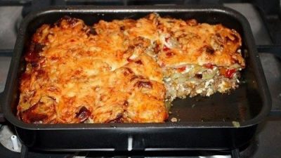 Сербская мусака с сыром
