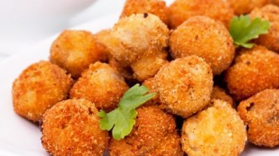 Шампиньоны в пивном кляре на закуску