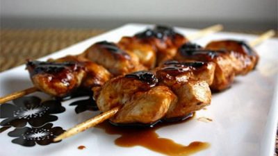Шашлычки «Якитория» из куриной грудки