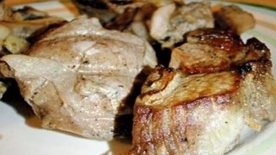 Шашлык из куриных ножек в микроволновке