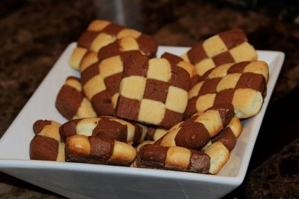 шахматное печенье рецепт с фото