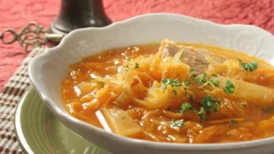 Щи польские из квашеной капусты