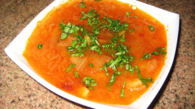 Щи с бараниной и шпиком «Скандинавские»