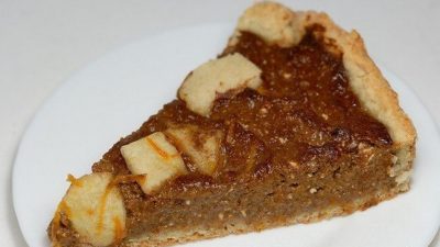 Шоколадно-творожный чизкейк с тыквой