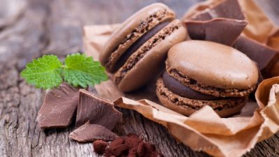 Шоколадные макаруны по-домашнему