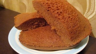 Шоколадный бисквит к чаю на скорую руку