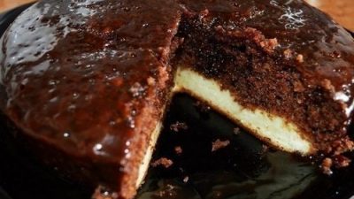 Шоколадный пирог на творожной основе в мультиварке