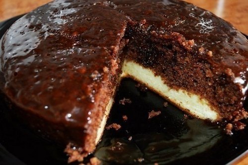 Шоколадно-творожный пирог в мультиварке, рецепты с фото