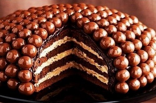 Шоколадный торт с конфетами Maltesers