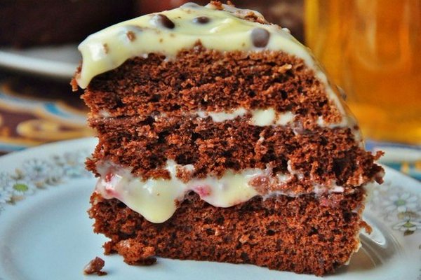 Шоколадный торт с заварным кремом | ЗДОРОВЫЕ УДОВОЛЬСТВИЯ