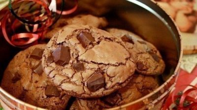 Шотландское печенье с кусочками молочного шоколада