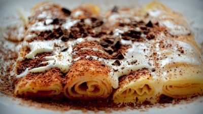 Сладкие блинчики к завтраку