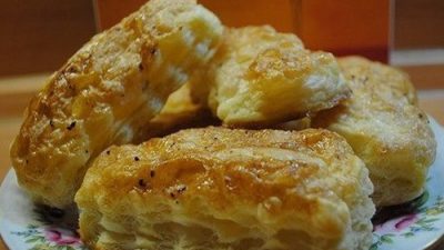 Слоеные хрустящие язычки
