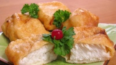 Сочная рыба со специями в кляре