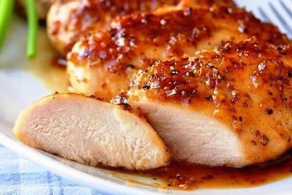 Сочное куриное филе в медовом соусе