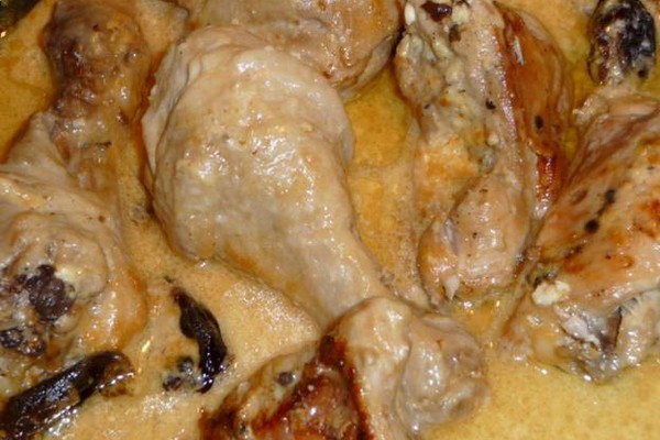 Куриные окорочка запечённые в маринаде