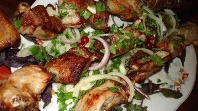 Сочный шашлык из баранины по-кавказски