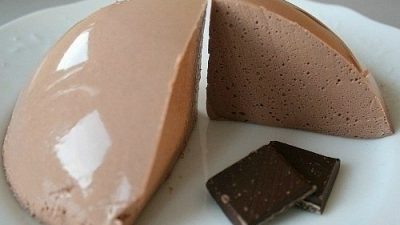 Суфле из творога со вкусом горького шоколада