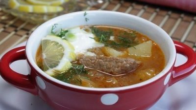 Суп-гуляш по-тирольски с говядиной