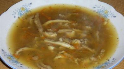 Суп из рубца «Фляки» по-варшавски