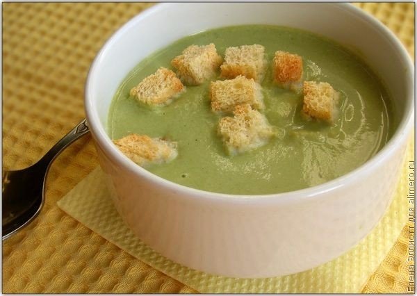 Суп-пюре с брокколи рецепт – Французская кухня: Основные блюда. «Еда»