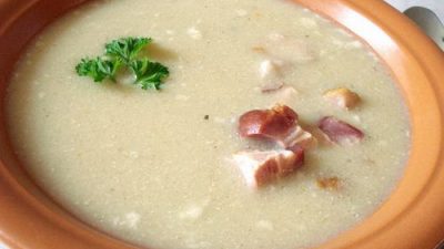 Жур с копчёной грудинкой