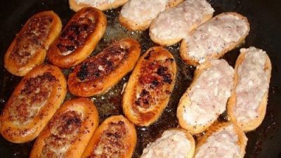 Сушки со свиным фаршем